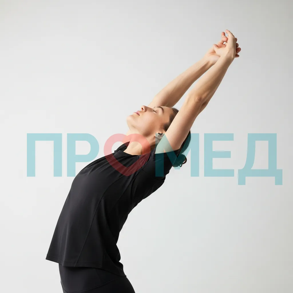 Человек потягивается вверх