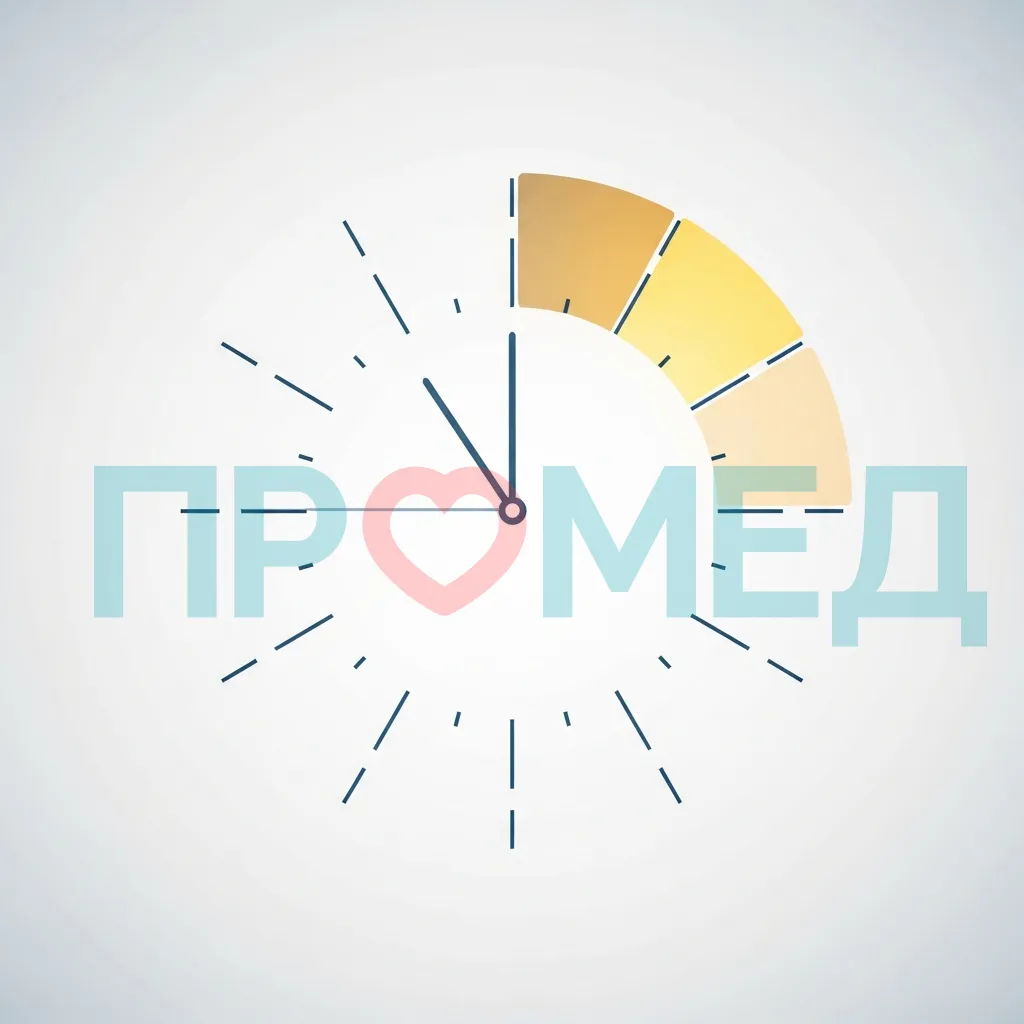 Часы, показывающие интервалы между едой, с акцентом на вечернее время
