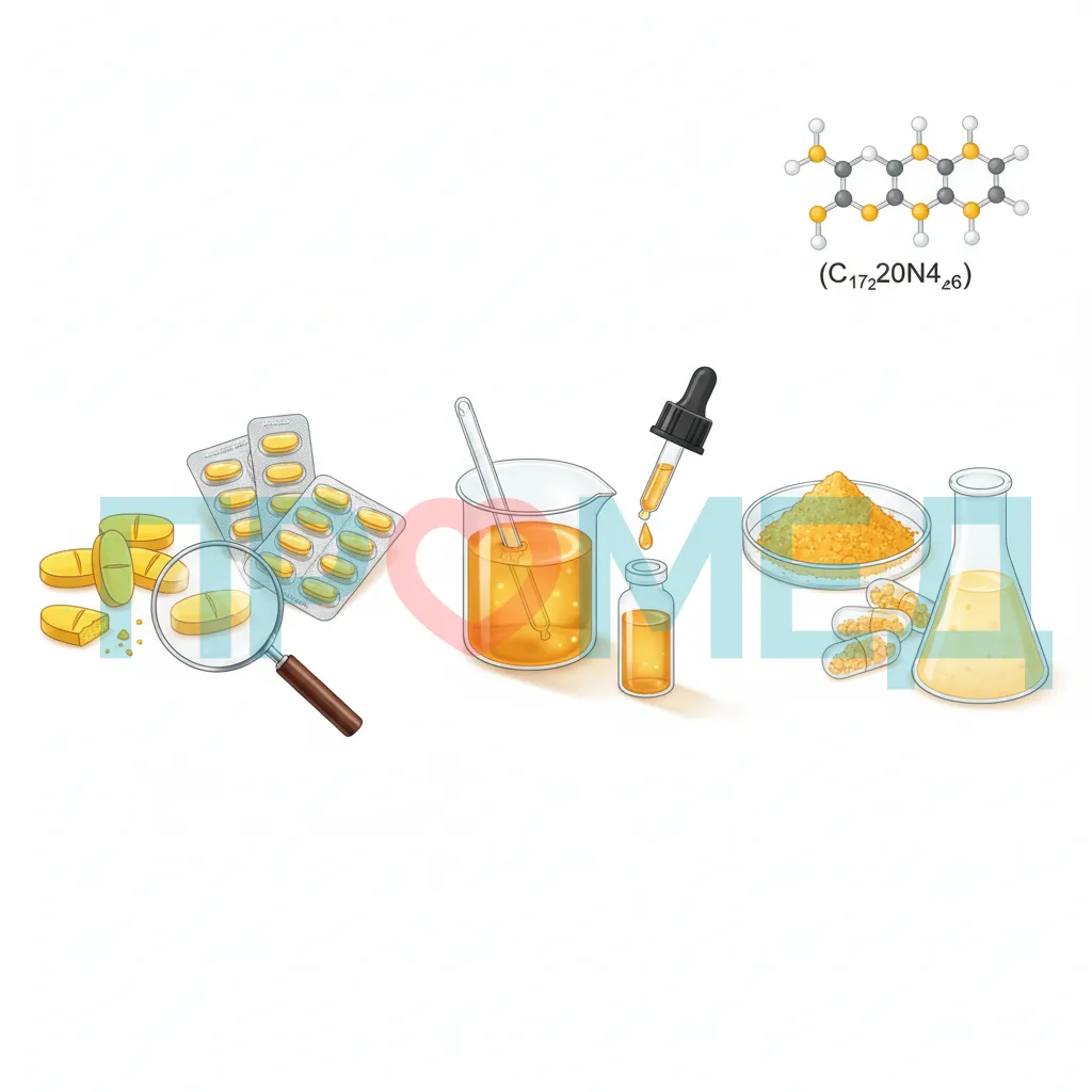 Различные формы выпуска витамина B2.