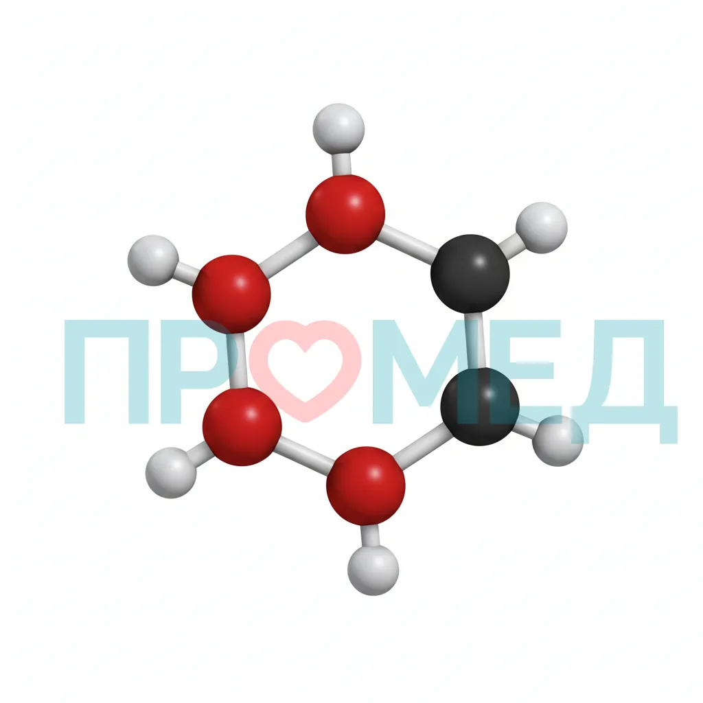 Молекулярная структура глюкозы