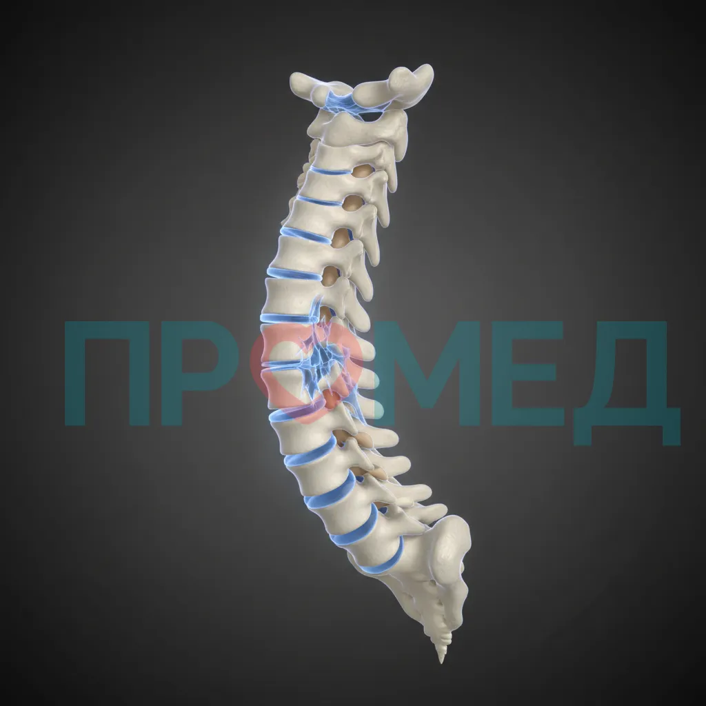3D-реконструкция шейного отдела позвоночника с переломом
