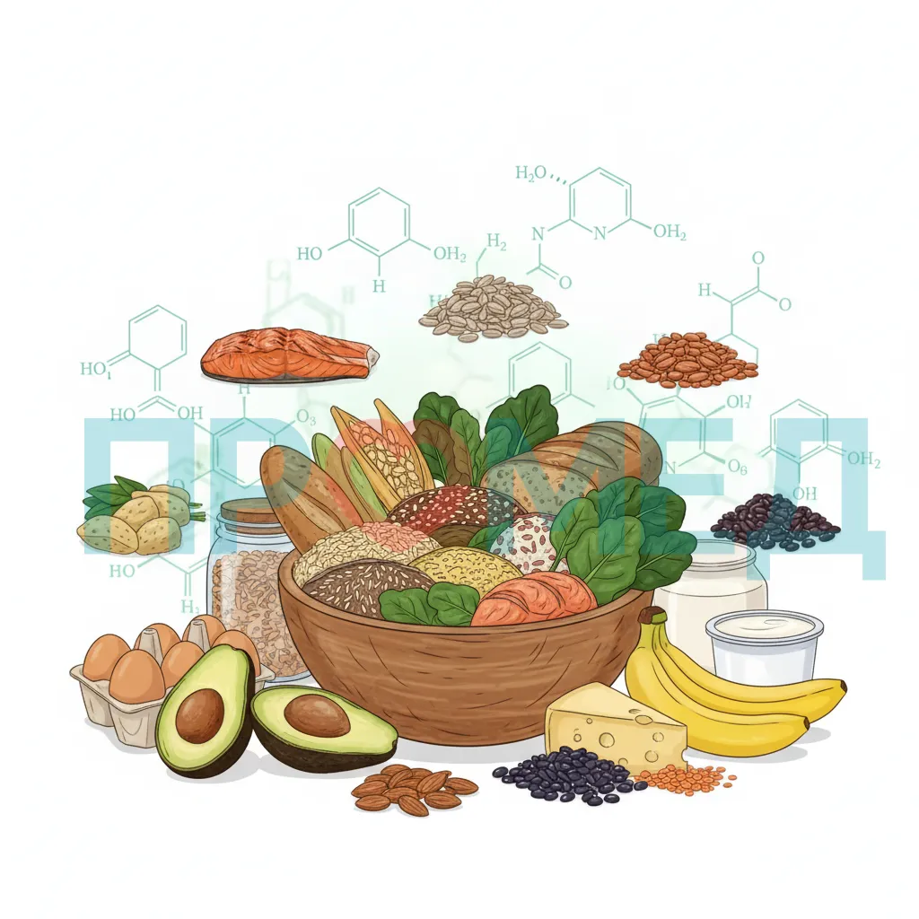 Богатые витаминами B продукты
