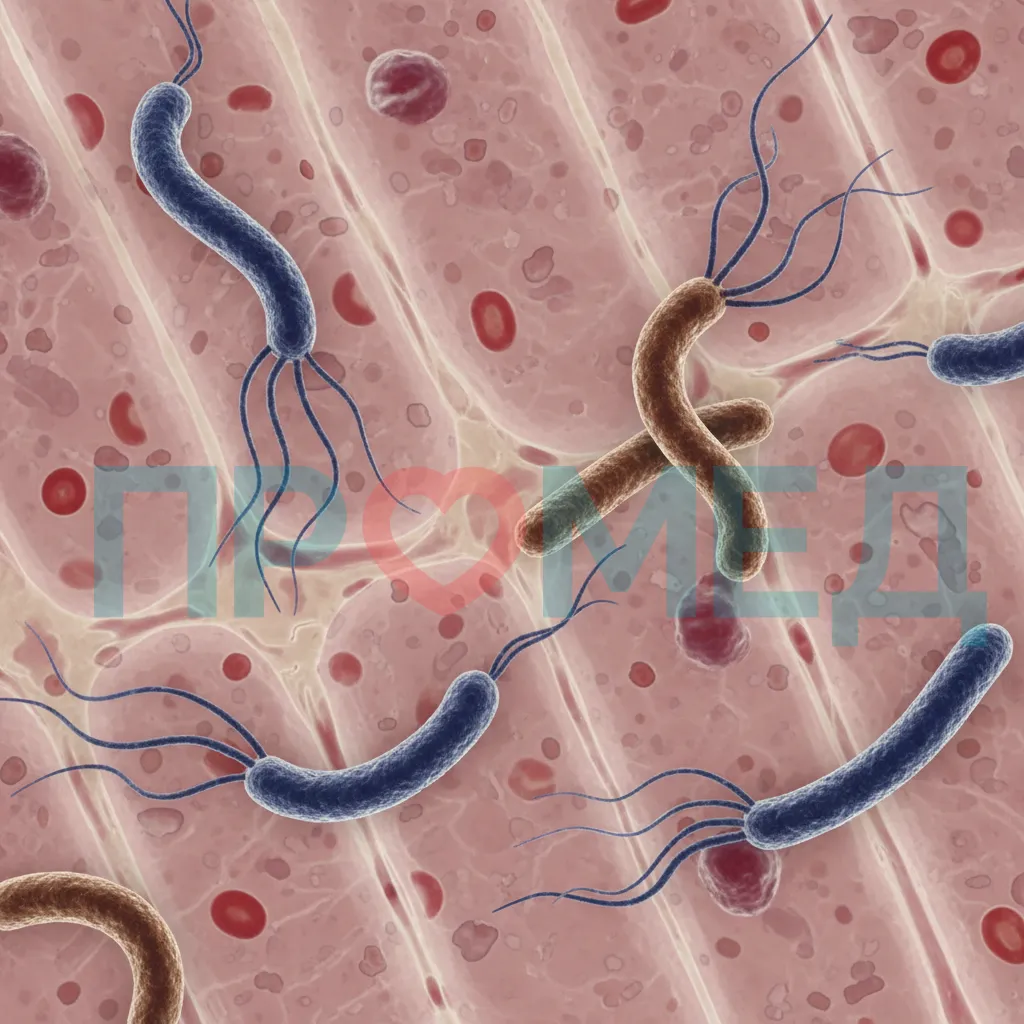 Бактерия Helicobacter pylori