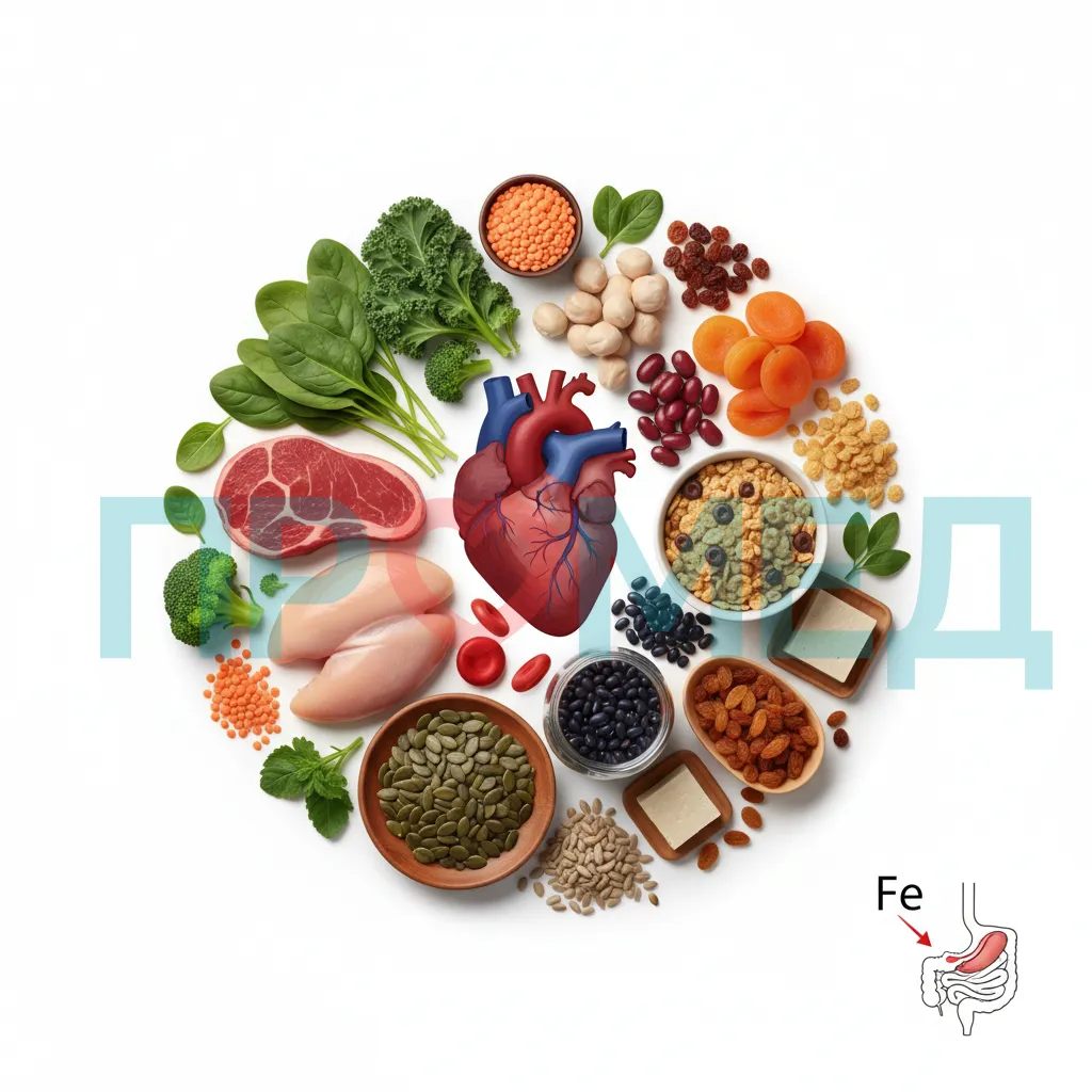 Продукты с железом