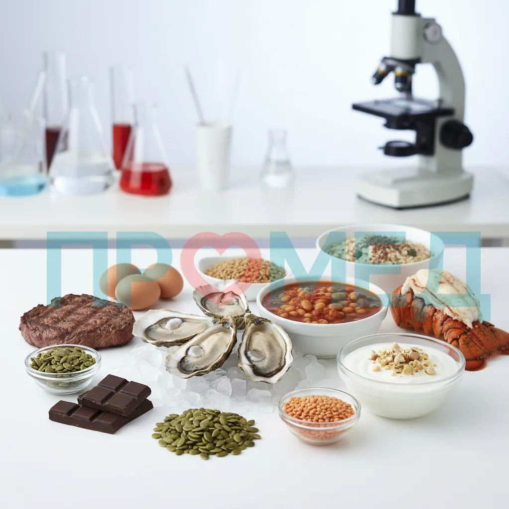 Продукты, богатые цинком
