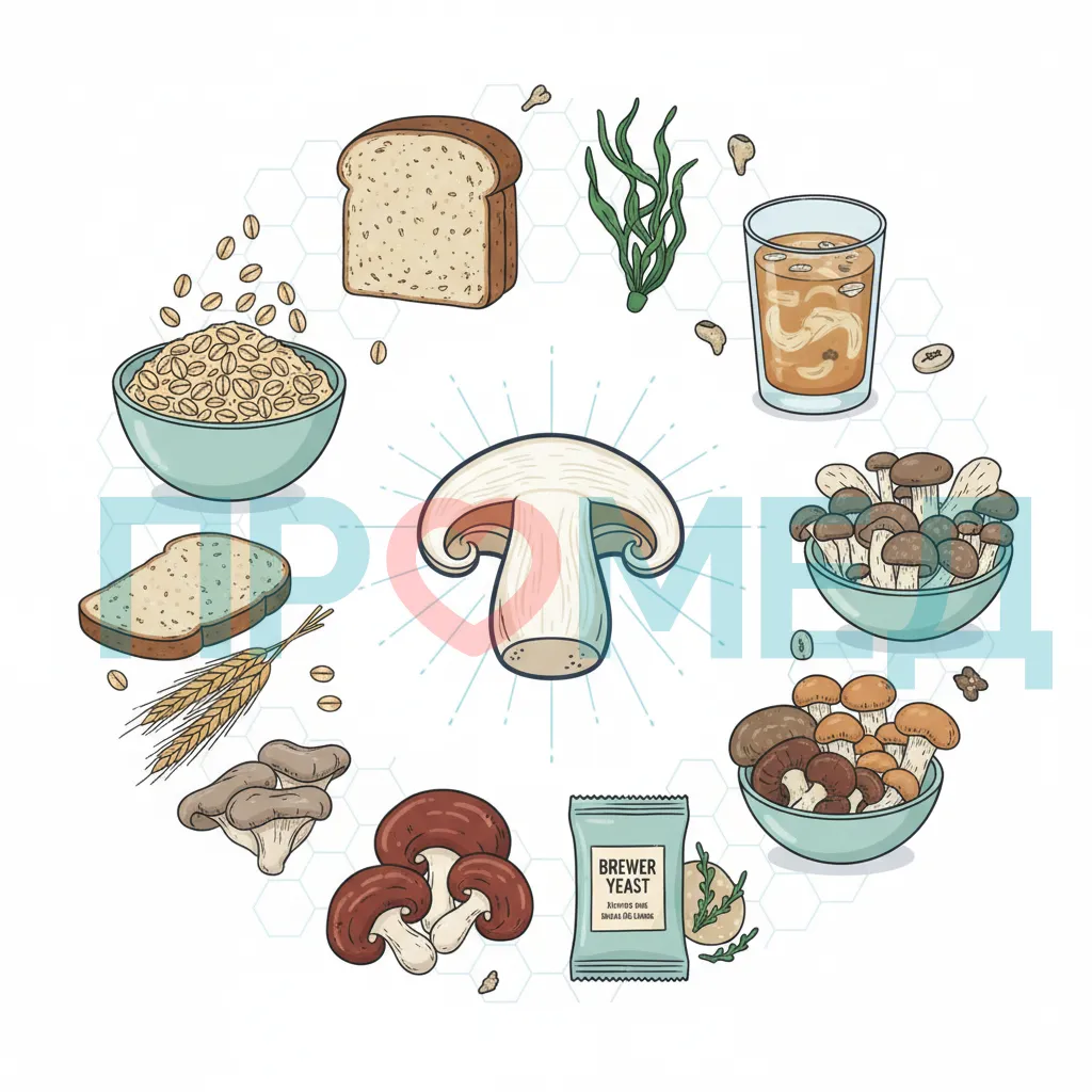 Продукты, богатые природными бета-глюканами