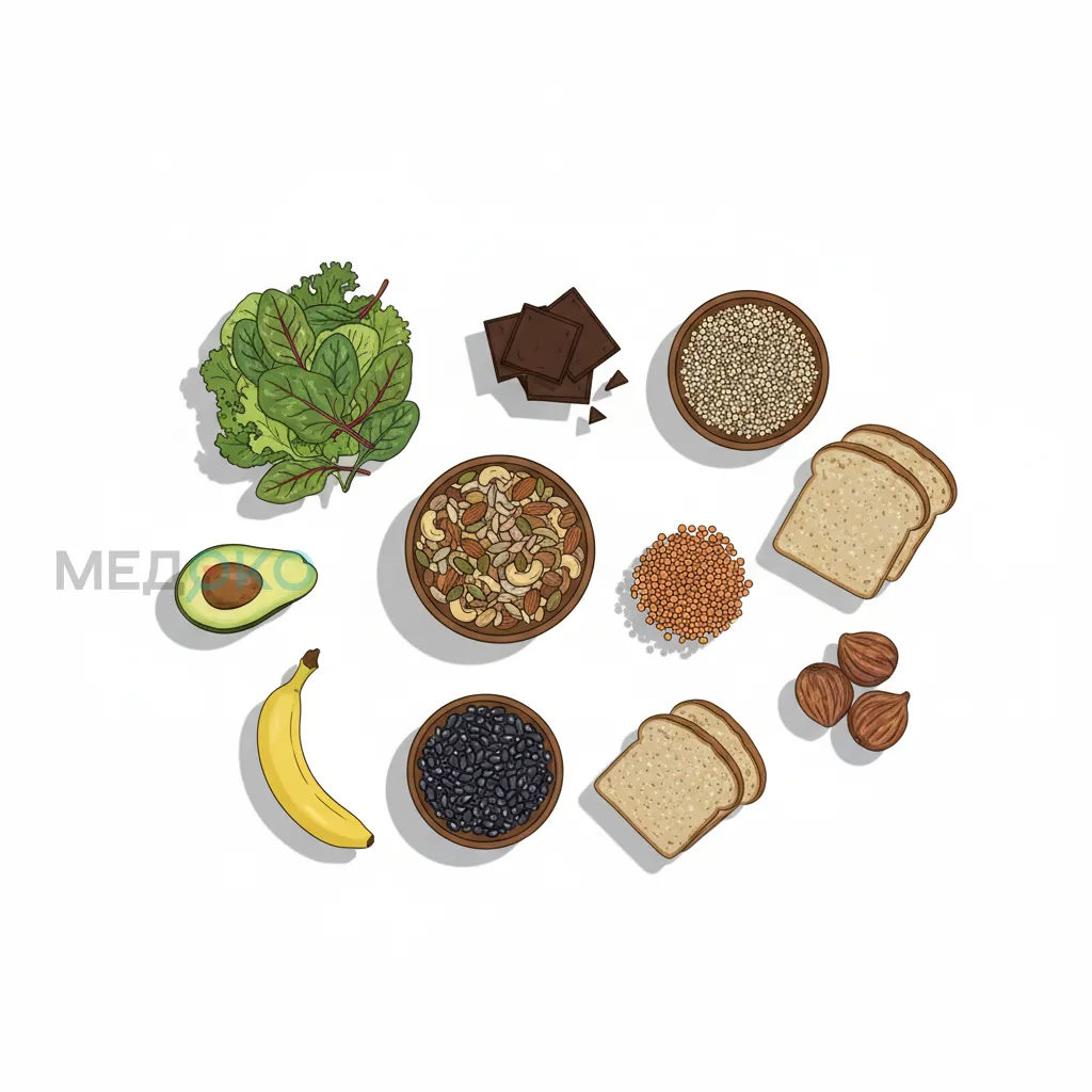Продукты, богатые магнием