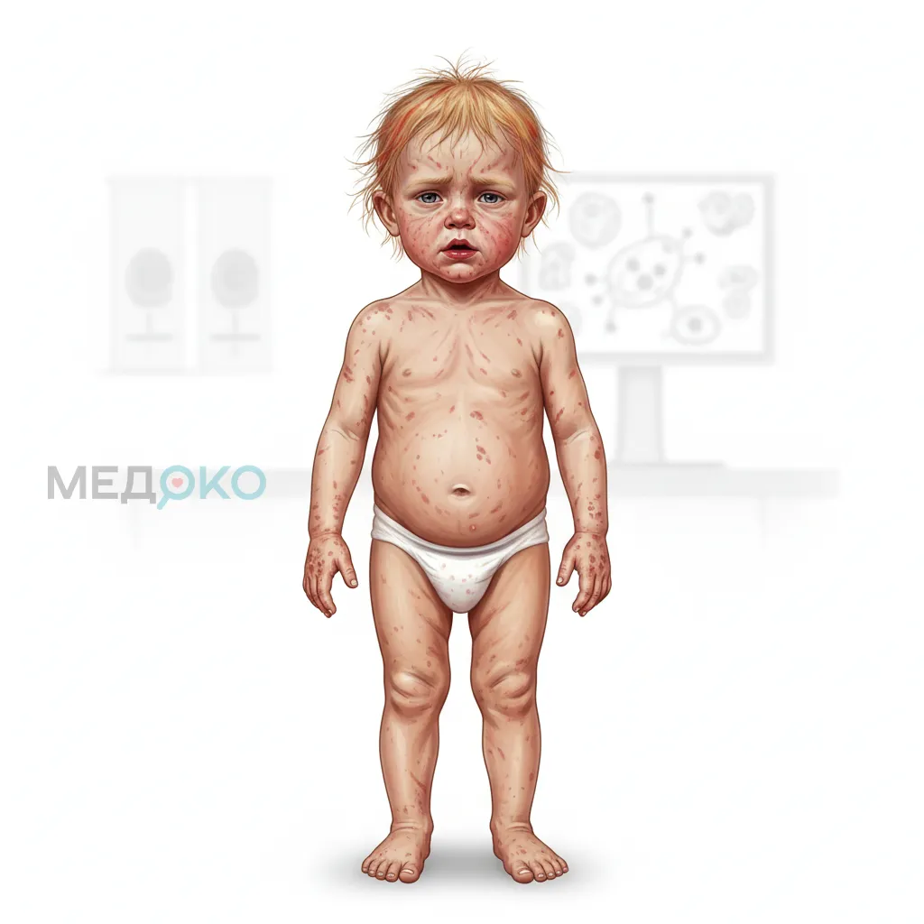 Клинические проявления дефицита цинка у ребенка