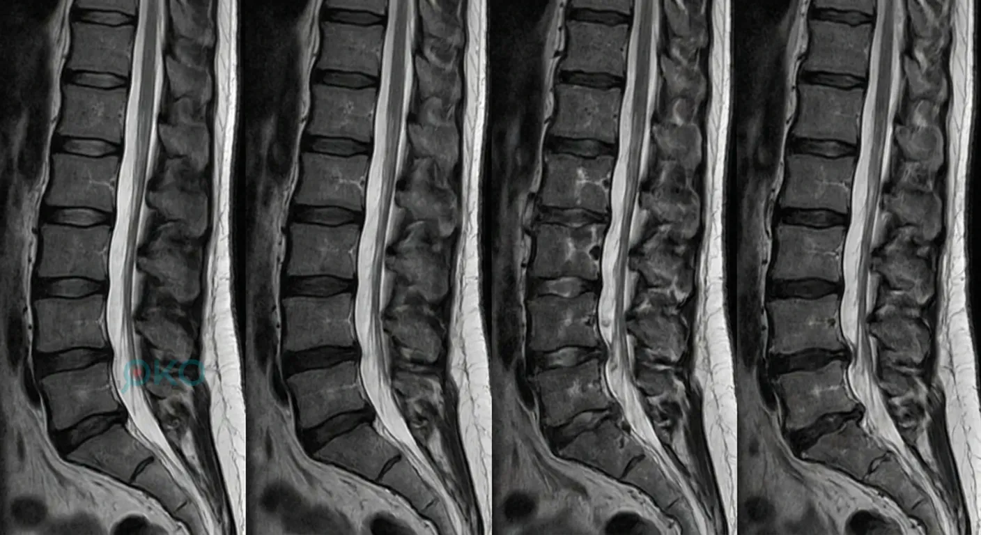 Стадии разрушения хряща: Артроз межпозвоночных суставов на МРТ снимках