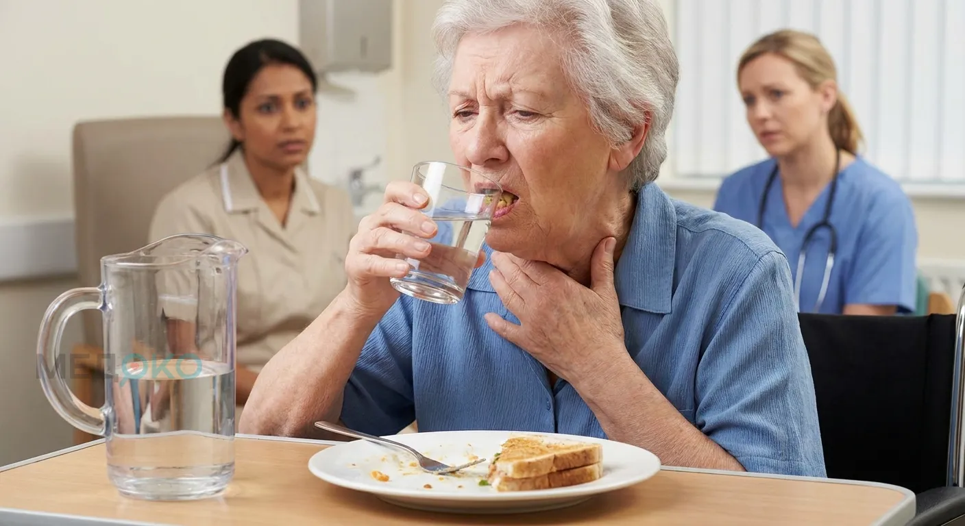 Чего нельзя делать при дисфагии: проталкивать еду водой