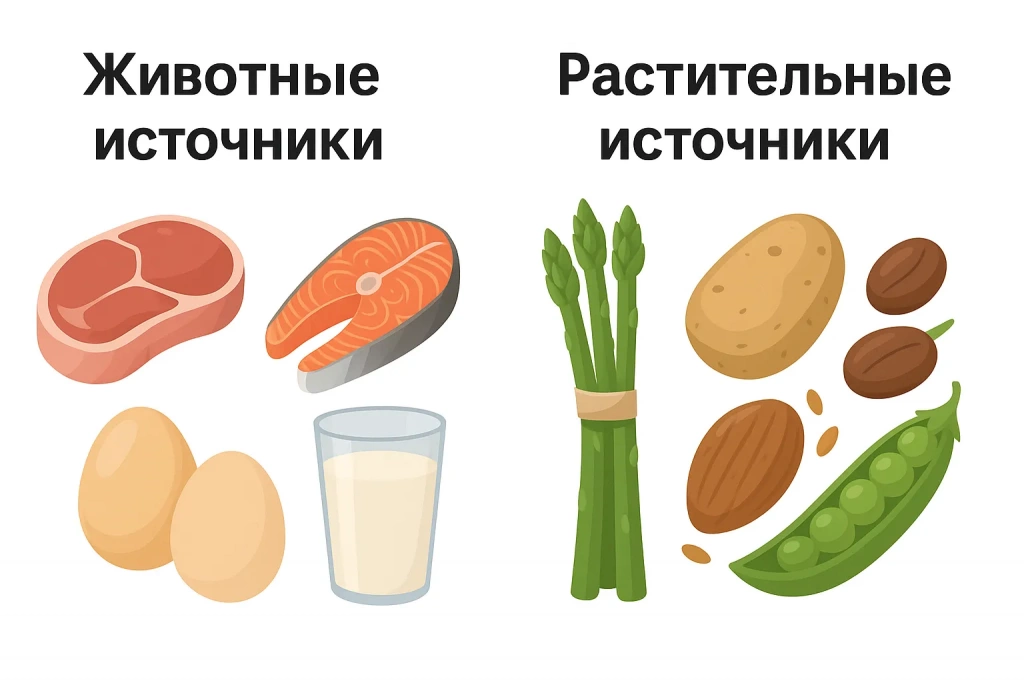 В каких продуктах содержится Аспарагин