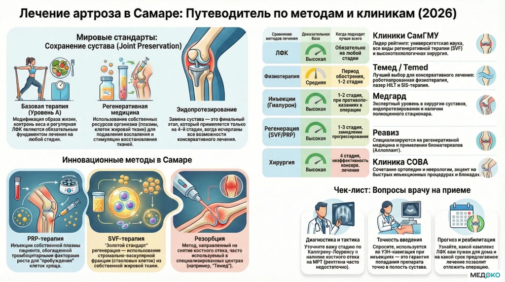 Сравнение методов лечения артроза доказательная база, минусы и показания.webp