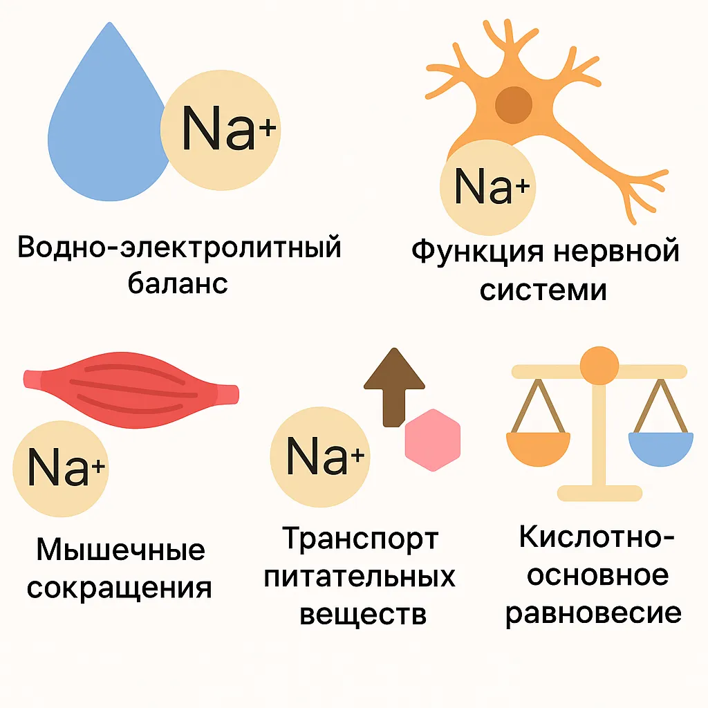 Для чего организму нужен Натрий Для чего организму нужен Натрий