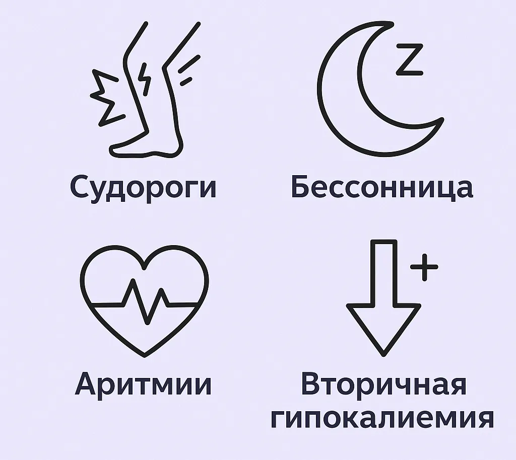 Признаки Недостатка (Гипомагниемия) Признаки Недостатка (Гипомагниемия)