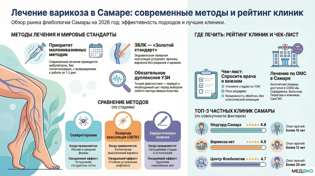 Сравнение методов лечения варикоза: от профилактики до лазерной хирургии Сравнение методов лечения варикоза: от профилактики до лазерной хирургии