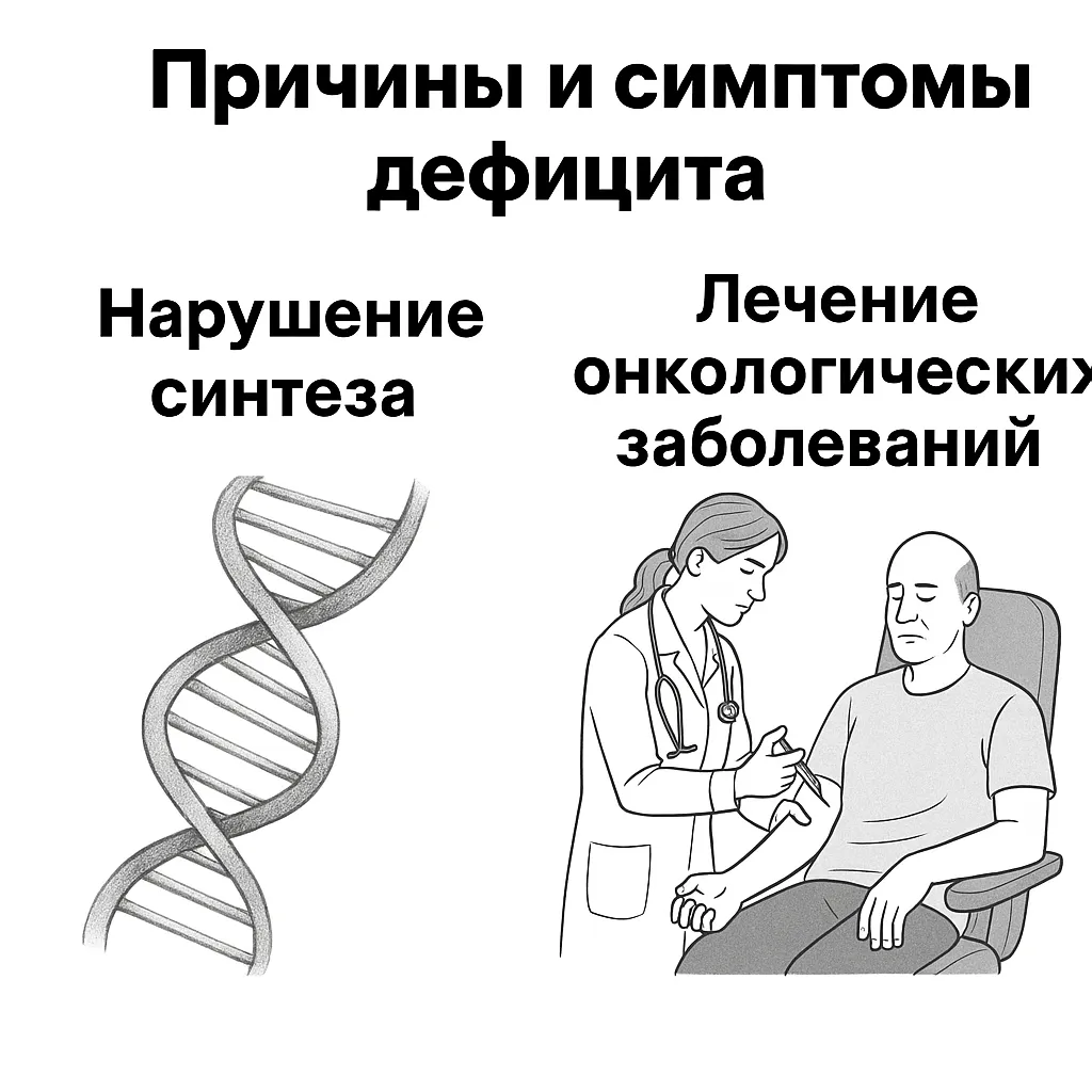 Причины и симптомы дефицита Аспарагина 